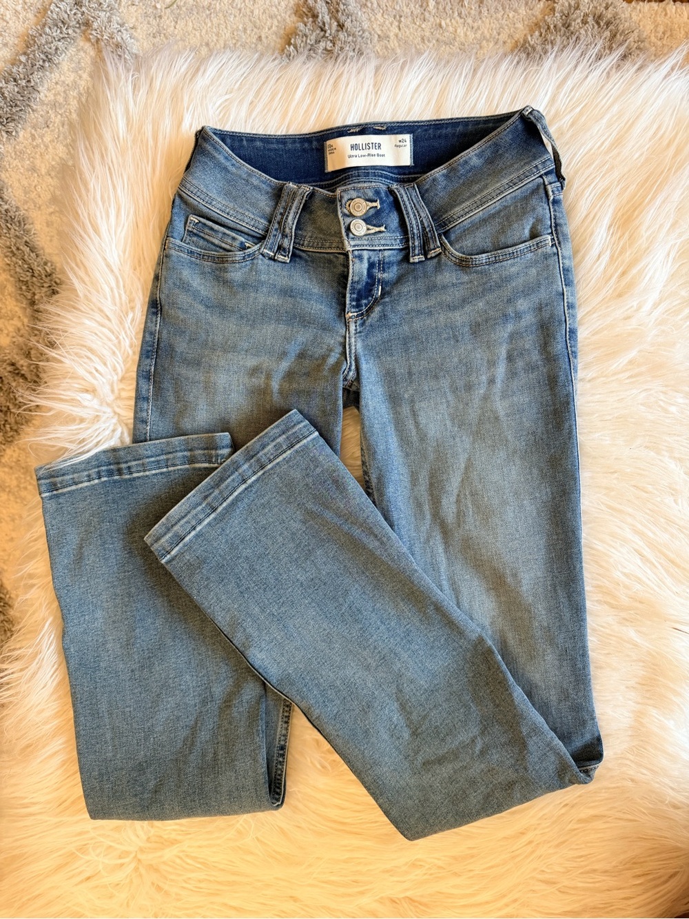 Hollister Women's Light Blue Skinny Jeans